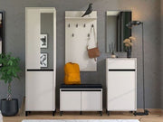 Rosmara Cashmere Taupe Slim Narrow Shallow Depth Hallway Wardrobe - 11014467