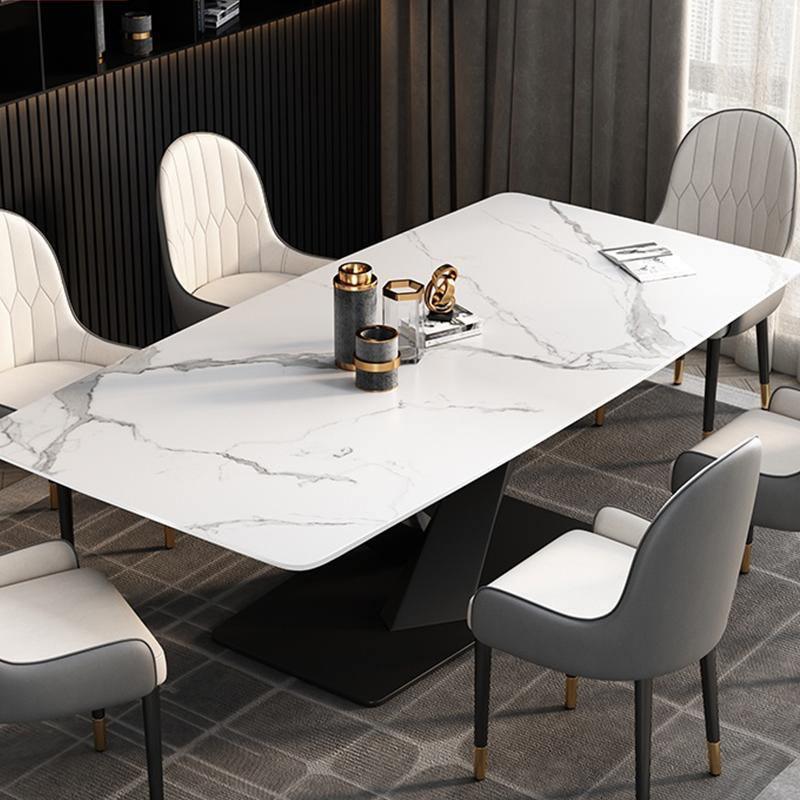 Sanders Dining Table, Sintered Stone with collapsible dining table and chairs