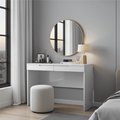 Santino White Gloss 2 Drawer Dressing Table S31 - 2712