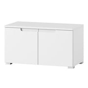 Santino White Gloss Hallway Storage Cupboard S18 - 2948
