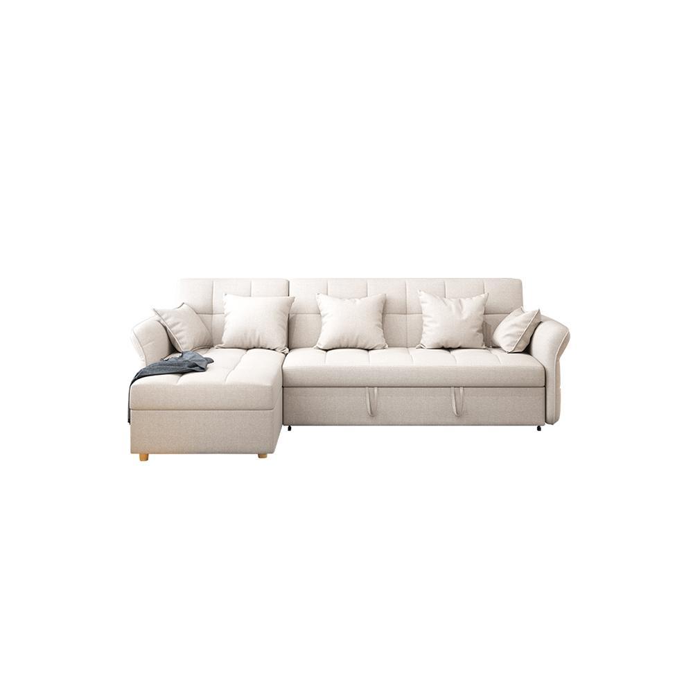 Three Seater Corner Sofa Bed, White with corner sofa bed clearance