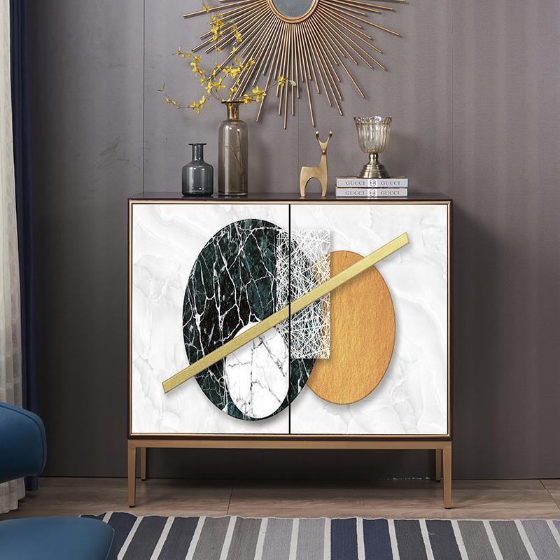 Detail view of Sewill Sideboard with sideboard with tv