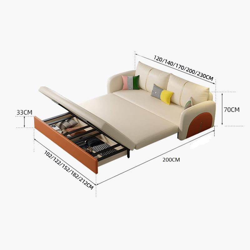 Sibyl Two Seater Sofa Bed in a lifestyle setting with blow up sofa bed