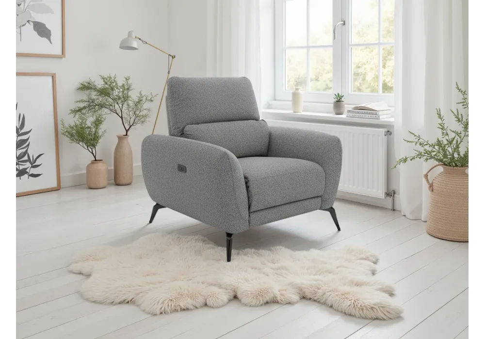 Sorrento Electric Recliner Beige Armchair