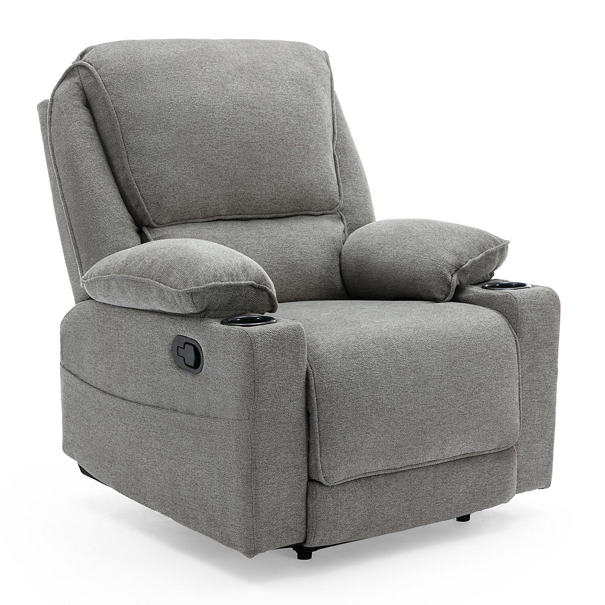 Stanley Manual Recliner Sofa Grey Armchair