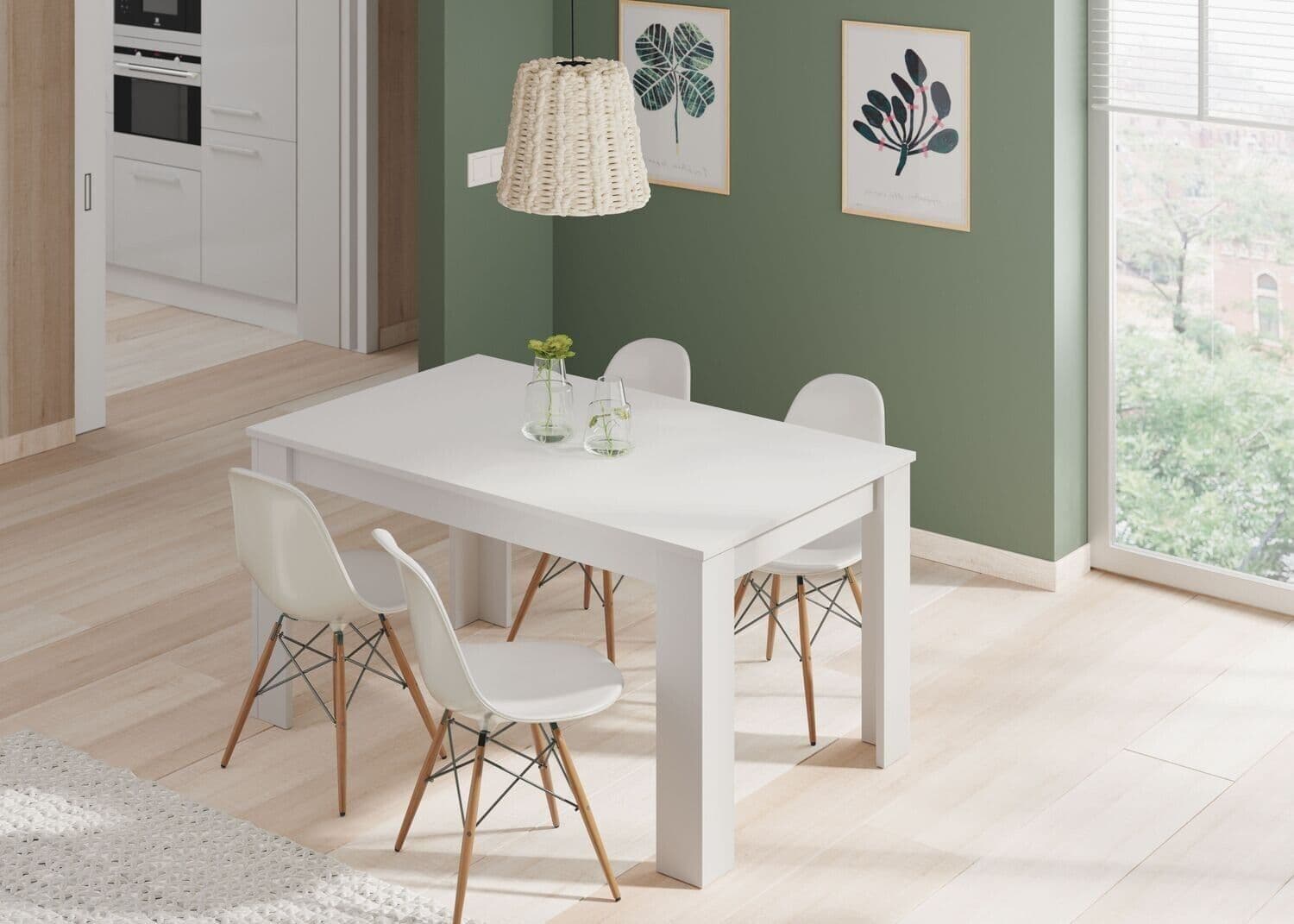 Tevez White Extending Dining Table - 3213