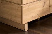 Texas Artisan Oak Effect 2 Door 2 Drawer Double Wardrobe P8AEER72