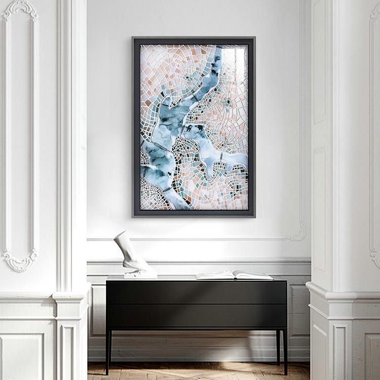 Thames Framed Wall Art Print 66*96cm-Weilai-Weilai Concept