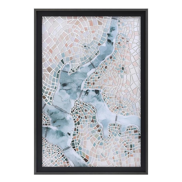Thames Framed Wall Art Print 66*96cm-Weilai-Weilai Concept