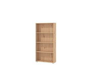 Thomas Artisan Oak Effect Slim Low Short Bookcase - 11011477