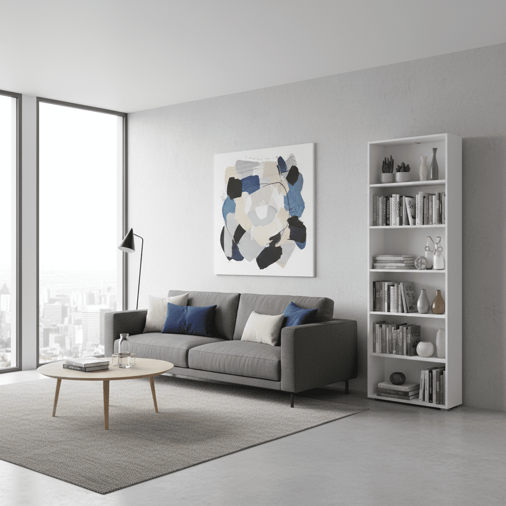 Thomas White Slim 211.5cm Tall Bookcase - 11011440