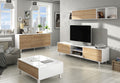 Toris Coffee Table Oak and White - 2606