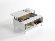 Toris Coffee Table Oak and White - 2606