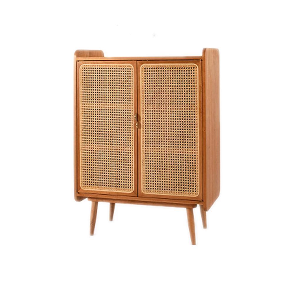 Lipa Sideboard, Small Cabinet, Solid Wood, side view of cotswold sideboard