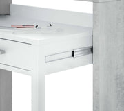 Turin Artic Concrete Grey And White Desk/Dressing Table or Console Table - 2931