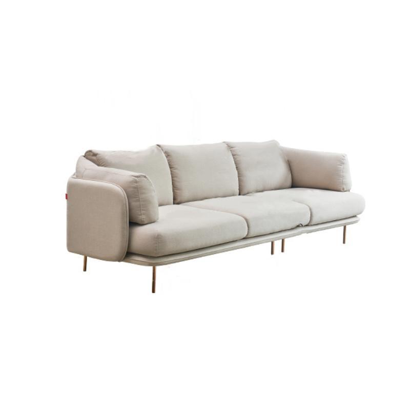 Two Seater, Three Seater, Modular Sofa, Off-White Cotton Linen with outdoor corner sofa