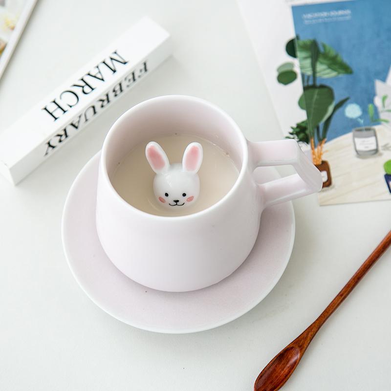 VI08 Animal Mug-Weilai Concept-Rabit-Pink-Weilai Concept