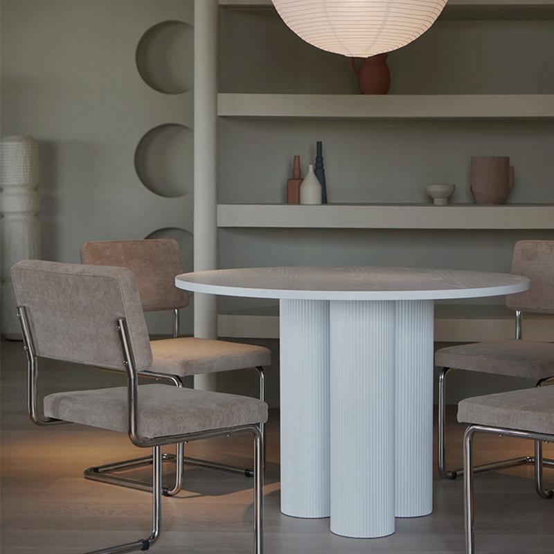 Vogue Round Dining Table with small round dining table