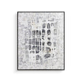 Web Framed Wall Art Print 60*80cm-Weilai-Weilai Concept
