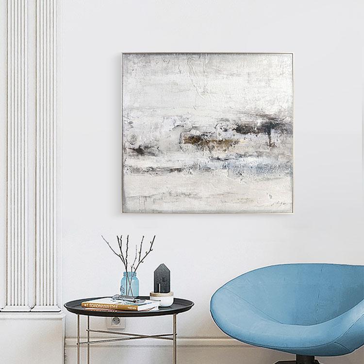 Winter Framed Wall Art Oil Painting 122*122cm-Weilai-Weilai Concept