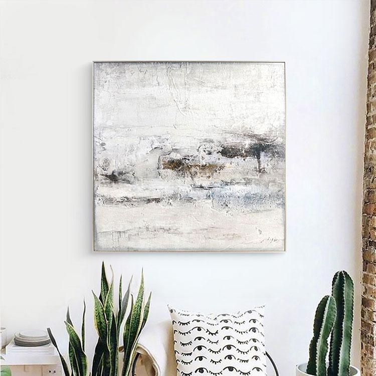 Winter Framed Wall Art Oil Painting 122*122cm-Weilai-Weilai Concept
