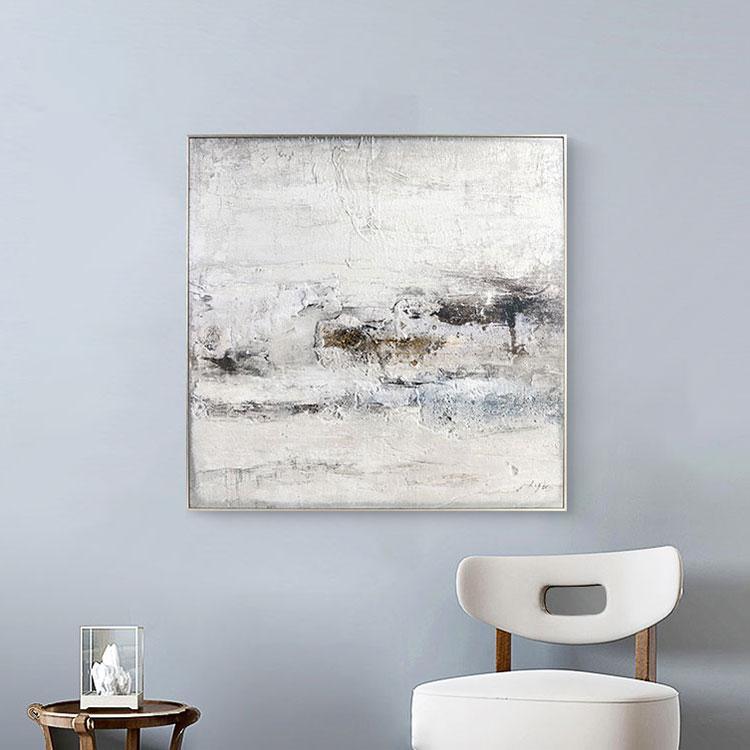 Winter Framed Wall Art Oil Painting 122*122cm-Weilai-Weilai Concept