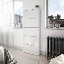 Zappa Shoe Cabinet White Gloss - 2589