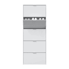 Zappa Shoe Cabinet White Gloss - 2589