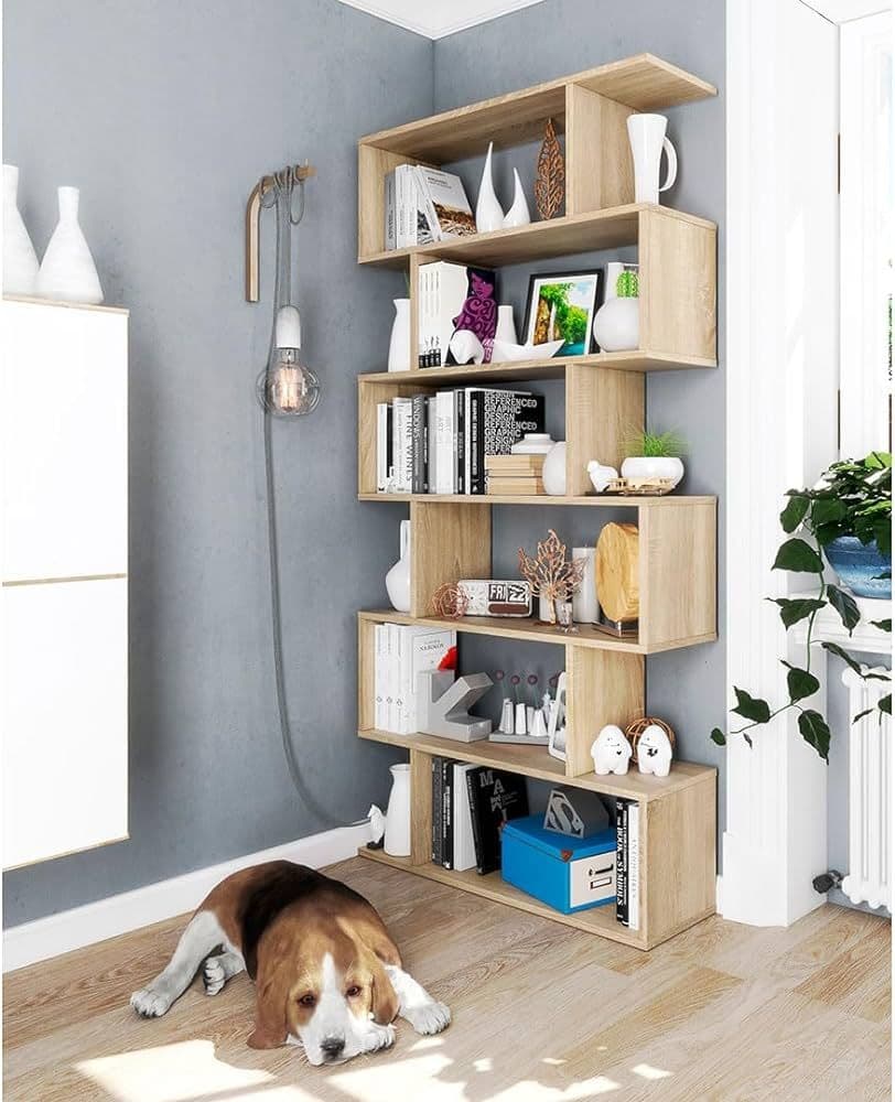 Zing Oak Effect Bookcase - 2605