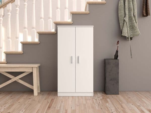 Zuldy White Shoe Cupboard - 2462